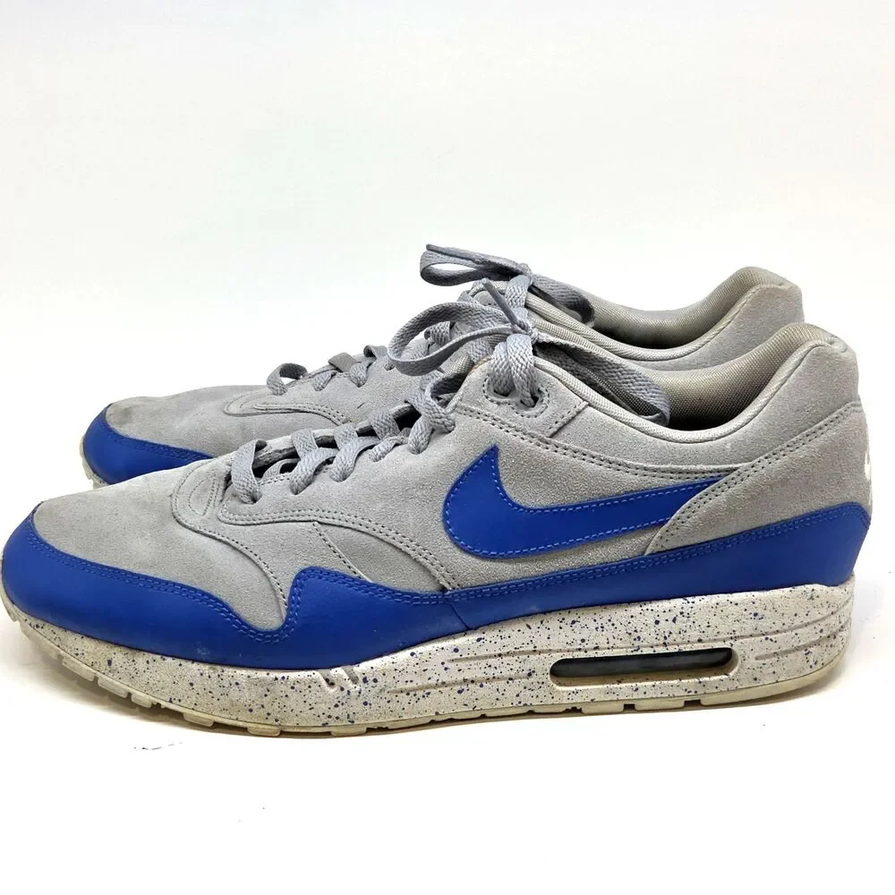 Nike Air Max Gray & Blue Sneakers Mens 12.5